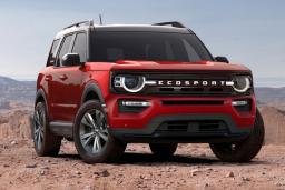 2022 Ford EcoSport Front in Red